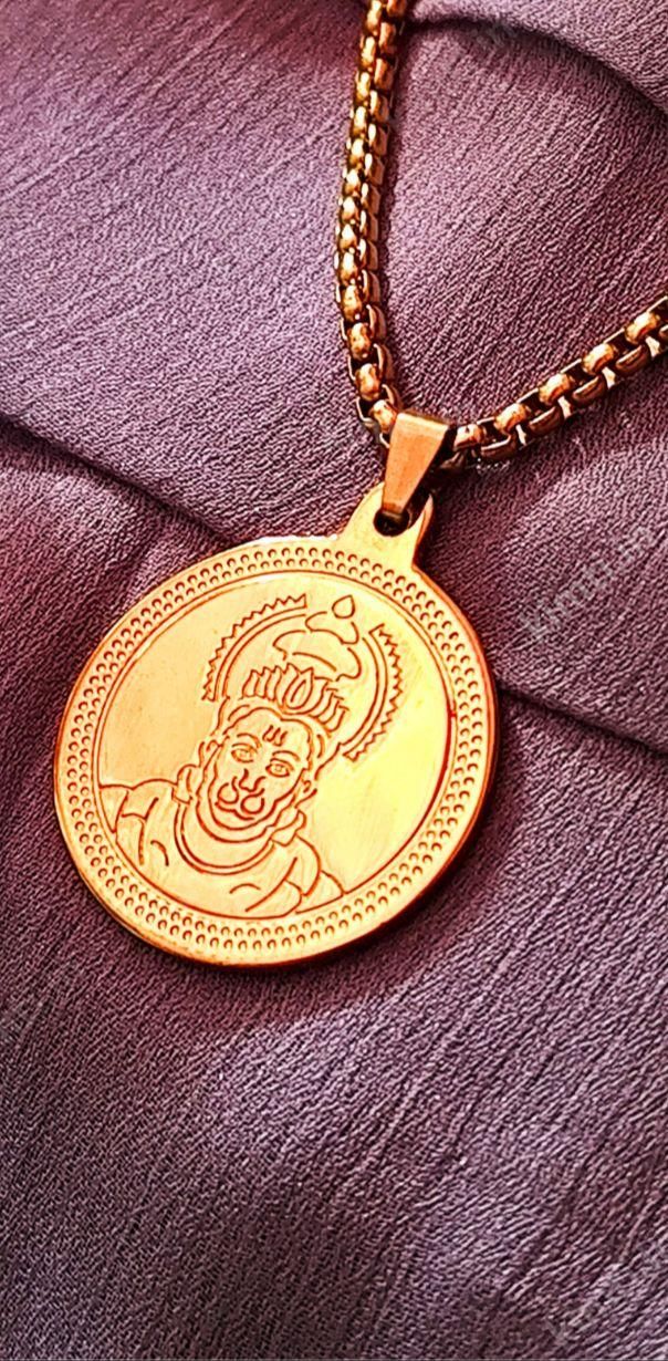 Gold Plated Hanuman Locket