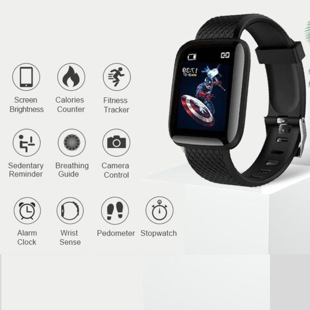 Truly Earbuds Headset + Bluetooth D116 Smart Watch