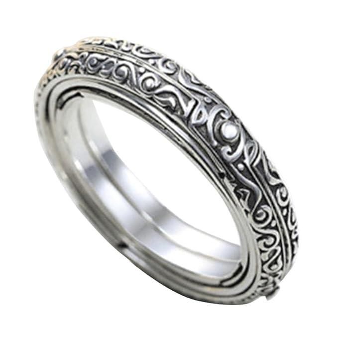 Astronomical Ball  Cosmic Finger Ring Couple Jewelry Silver Plated