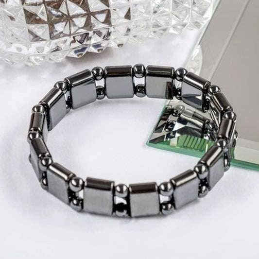 Magnetic Black Stone Therapy Bracelet