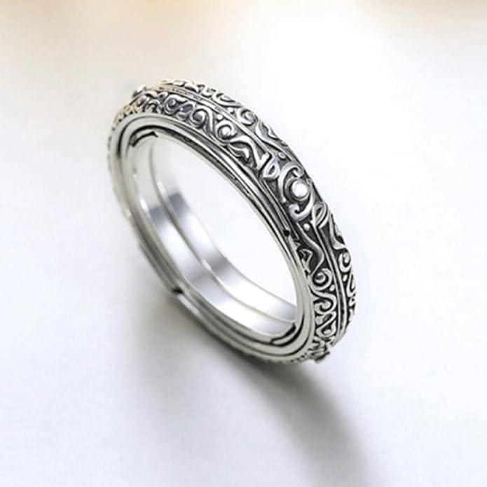 Astronomical Ball  Cosmic Finger Ring Couple Jewelry Silver Plated