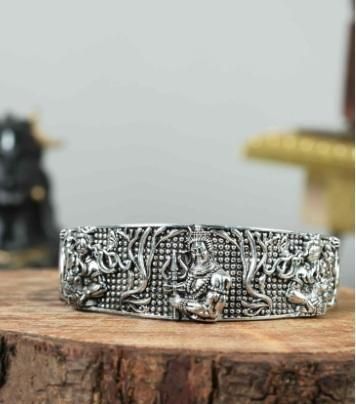 Silver Mahakal Bracelet