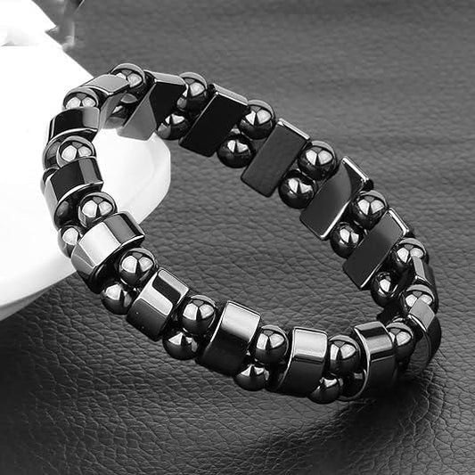 Magnetic Black Stone Therapy Bracelet