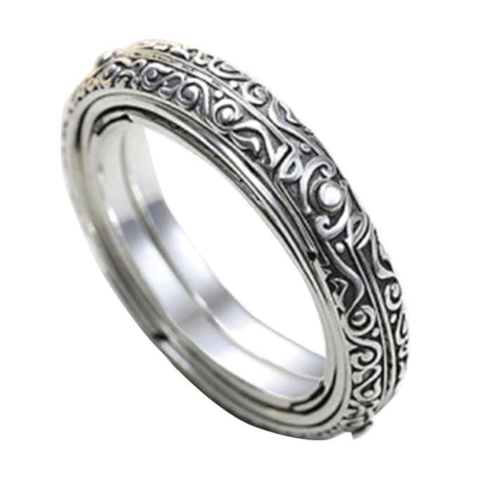 Astronomical Ball  Cosmic Finger Ring Couple Jewelry Silver Plated