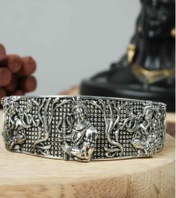 Silver Mahakal Bracelet