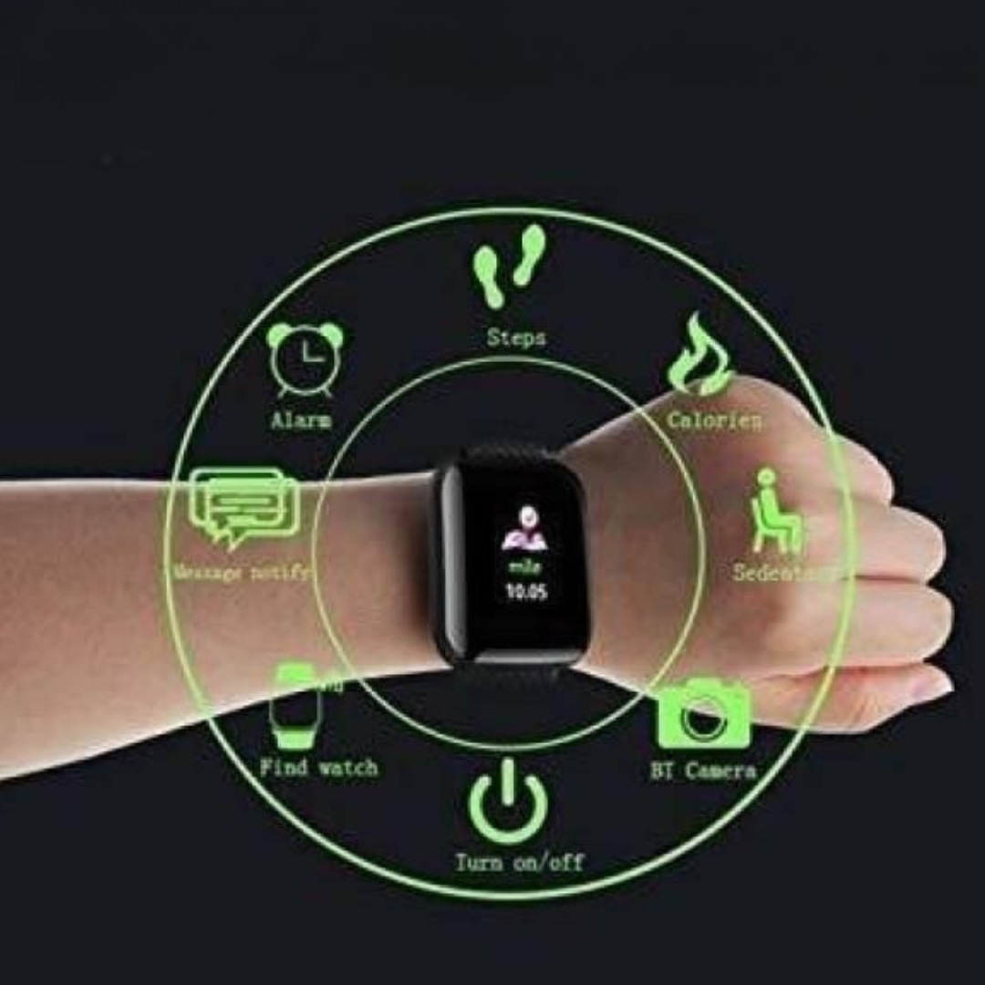 Truly Earbuds Headset + Bluetooth D116 Smart Watch
